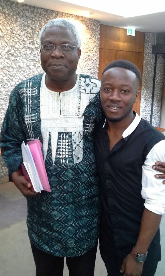 Steve Mekoudja et Niyi Osundare