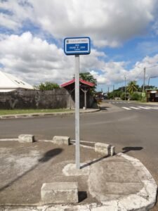 Rue en Guadeloupe à Baie-Mahault 