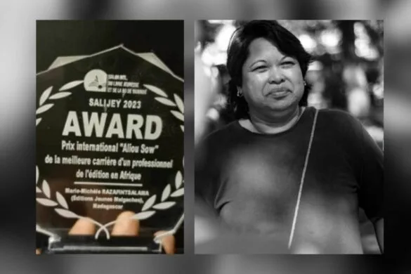 Marie Michèle Razafintsalama et le prix Aliou Sow