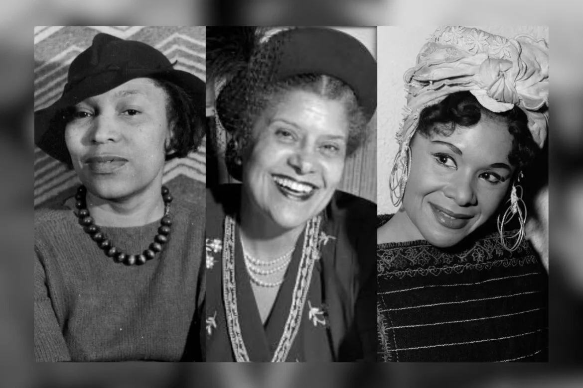 Zora Neale Hurston-Eslanda Goode Robeson-Katherine Dunham dans l'exposition Déborder l'anthropologie au Quai Branly