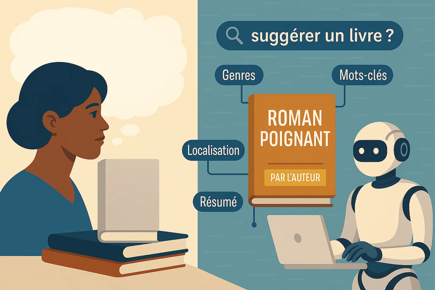 Grâce à des métadonnées précises, l'IA peut répondre aux demandes des lecteurs, même les plus spécifiques.
