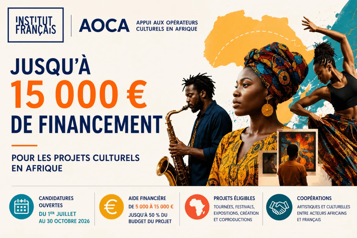 Appel à projets Institut français Afrique financement AOCA