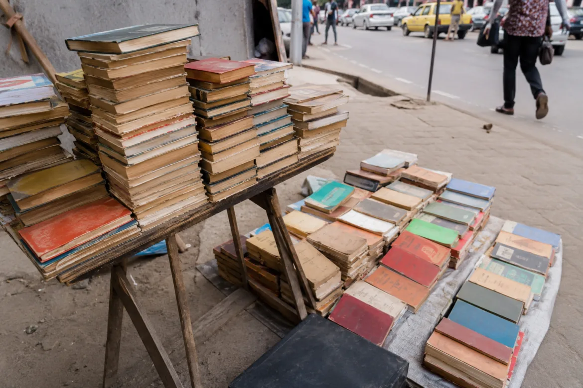 incinération de livres à Kinshasa